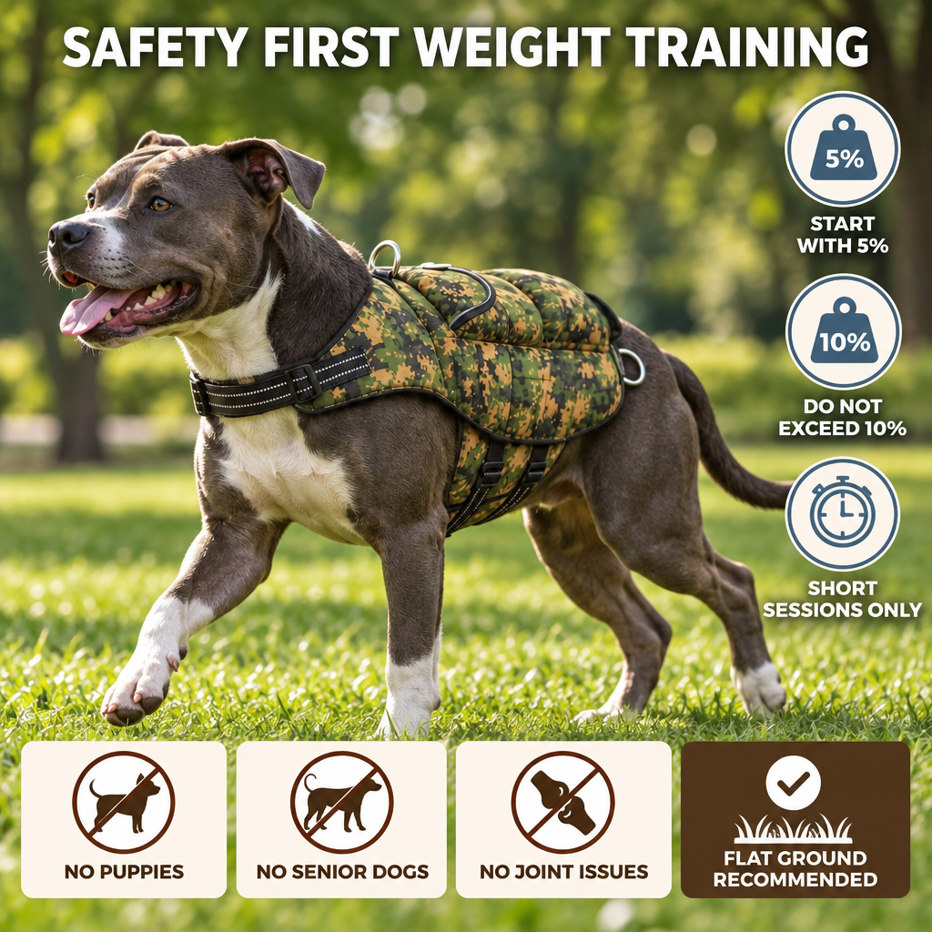 WHY: CANINE WEIGHT SET® Weighted + Floatation + Pulling Dog Vest