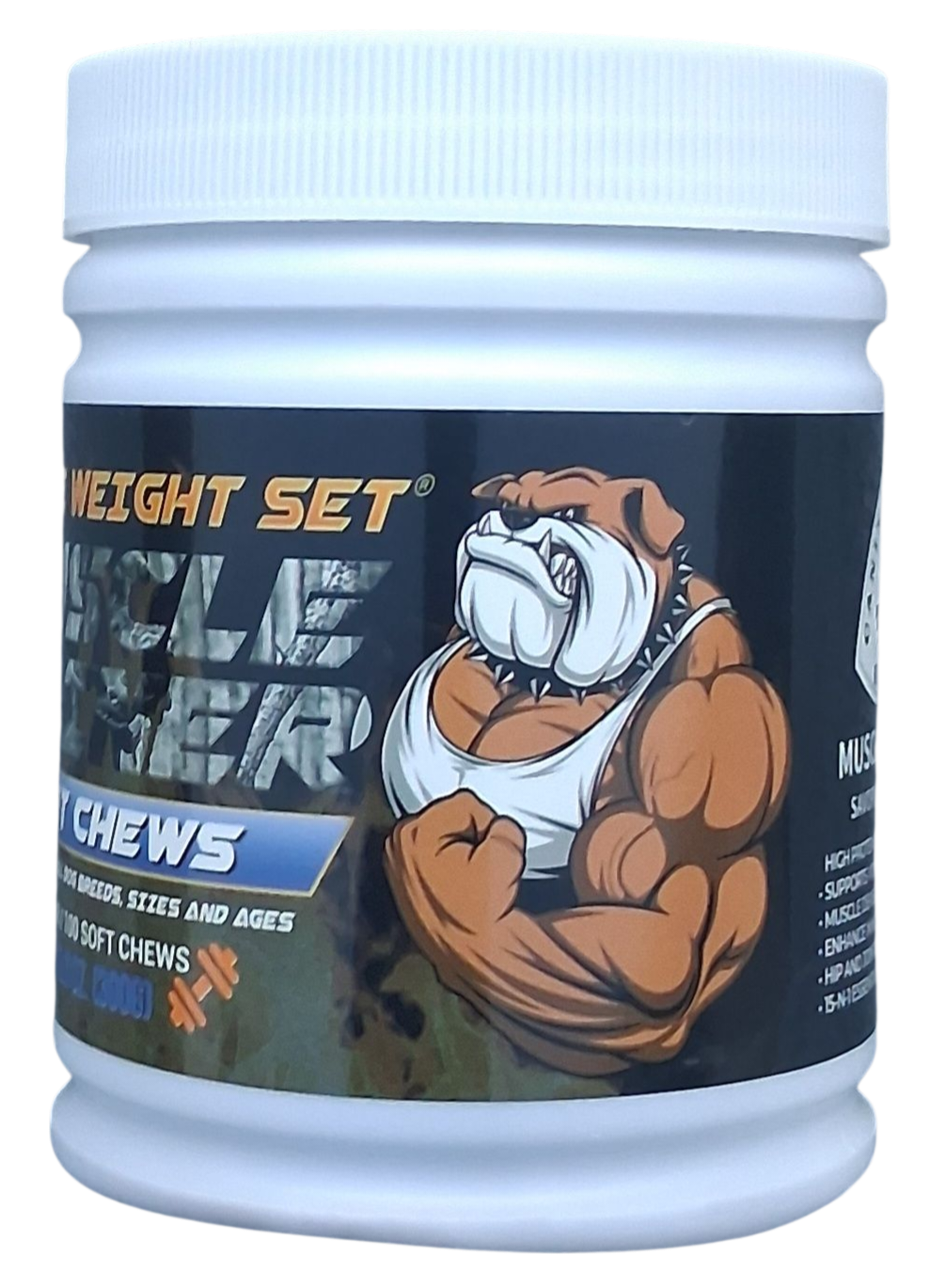 Muscle Gainer Dog Treats Soft Chew - CANINE WEIGHT SET®