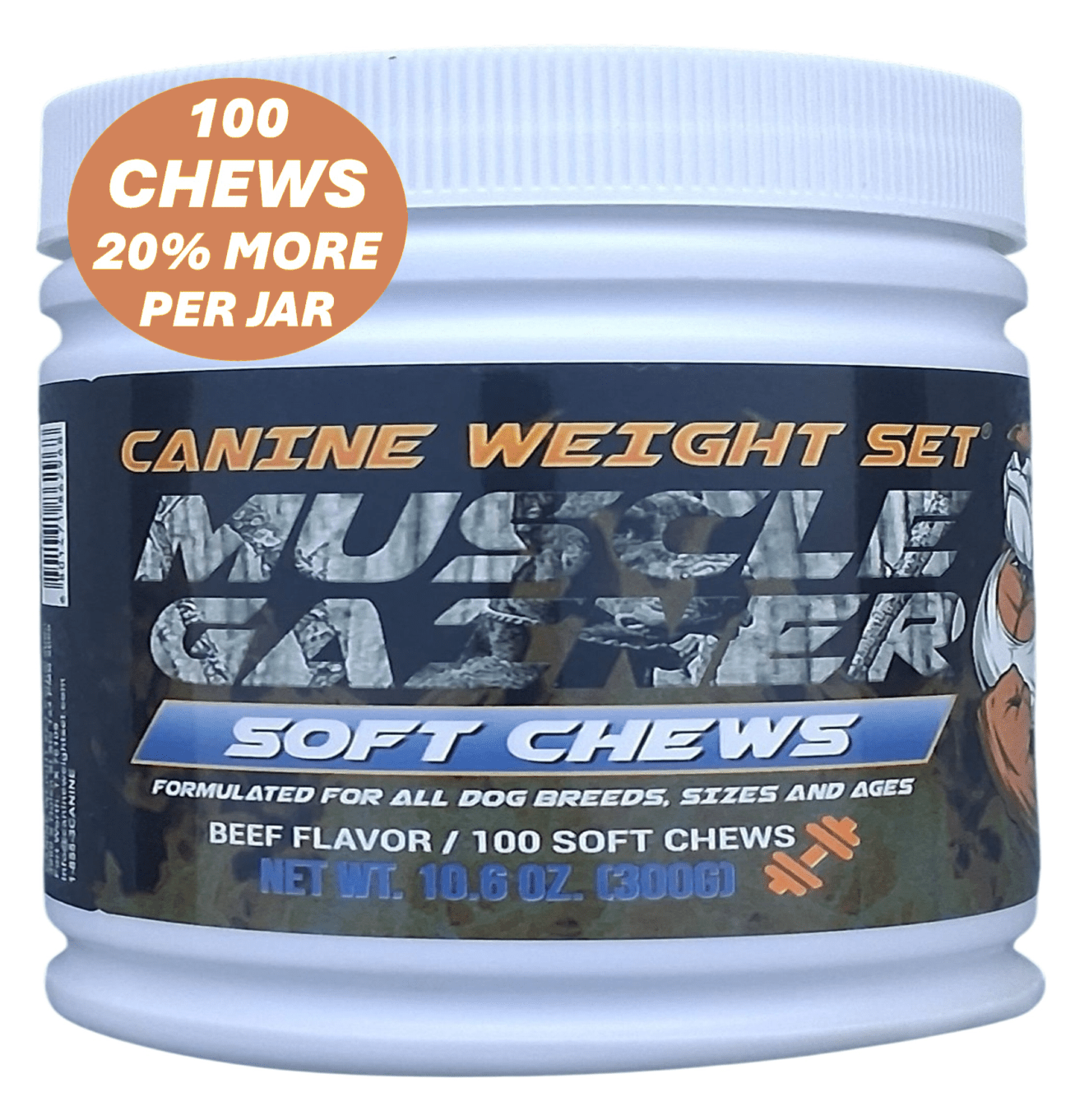 Muscle Gainer Dog Treats Soft Chew