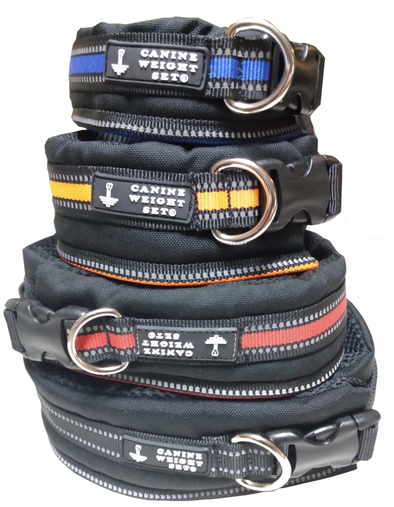 Wide Neck Heavy Duty Dog Collars - CANINE WEIGHT SET®