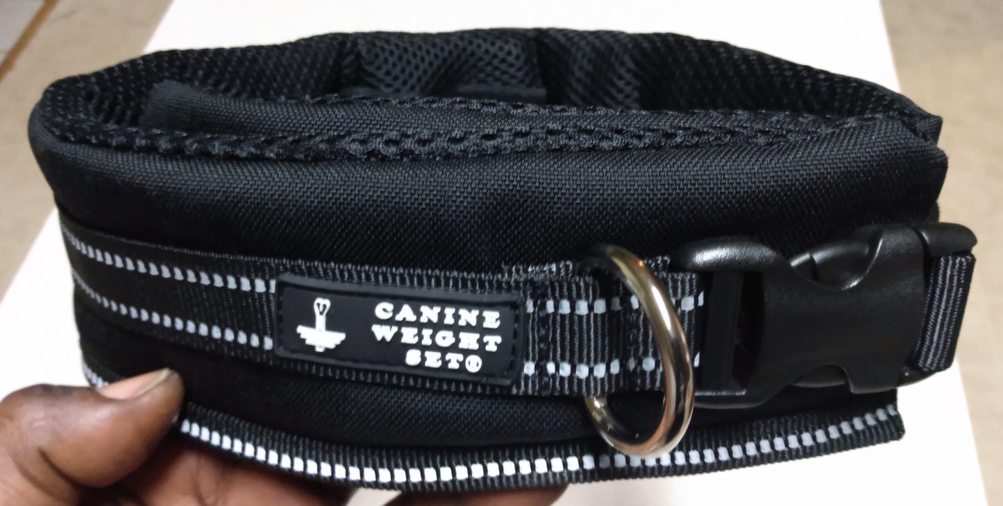 Wide Neck Heavy Duty Dog Collars - CANINE WEIGHT SET®