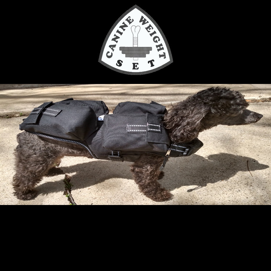 Dog Muscle Building Weighted Vest - Weight Pulling Trainer - Dog Endurance  Builder